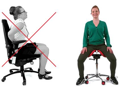 Ортопедические эргономичные седлообразные стулья Salli избавят от болей в спине