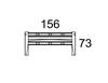 Металлическая регулируемая рама для стола CONSET 501-11 1S156 / B156  